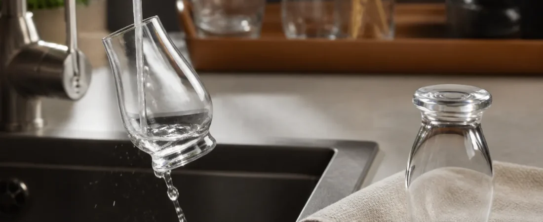 Cómo limpiar vasos de whisky sin dejar olores