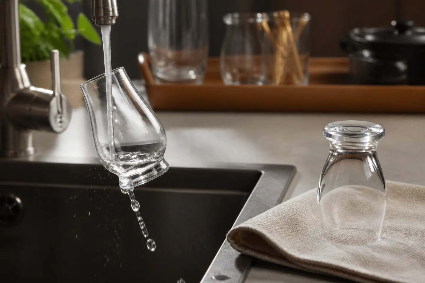 Cómo limpiar vasos de whisky sin dejar olores