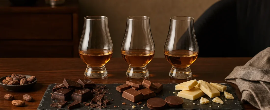 Whisky con chocolate: 3 maridajes y cómo elegir