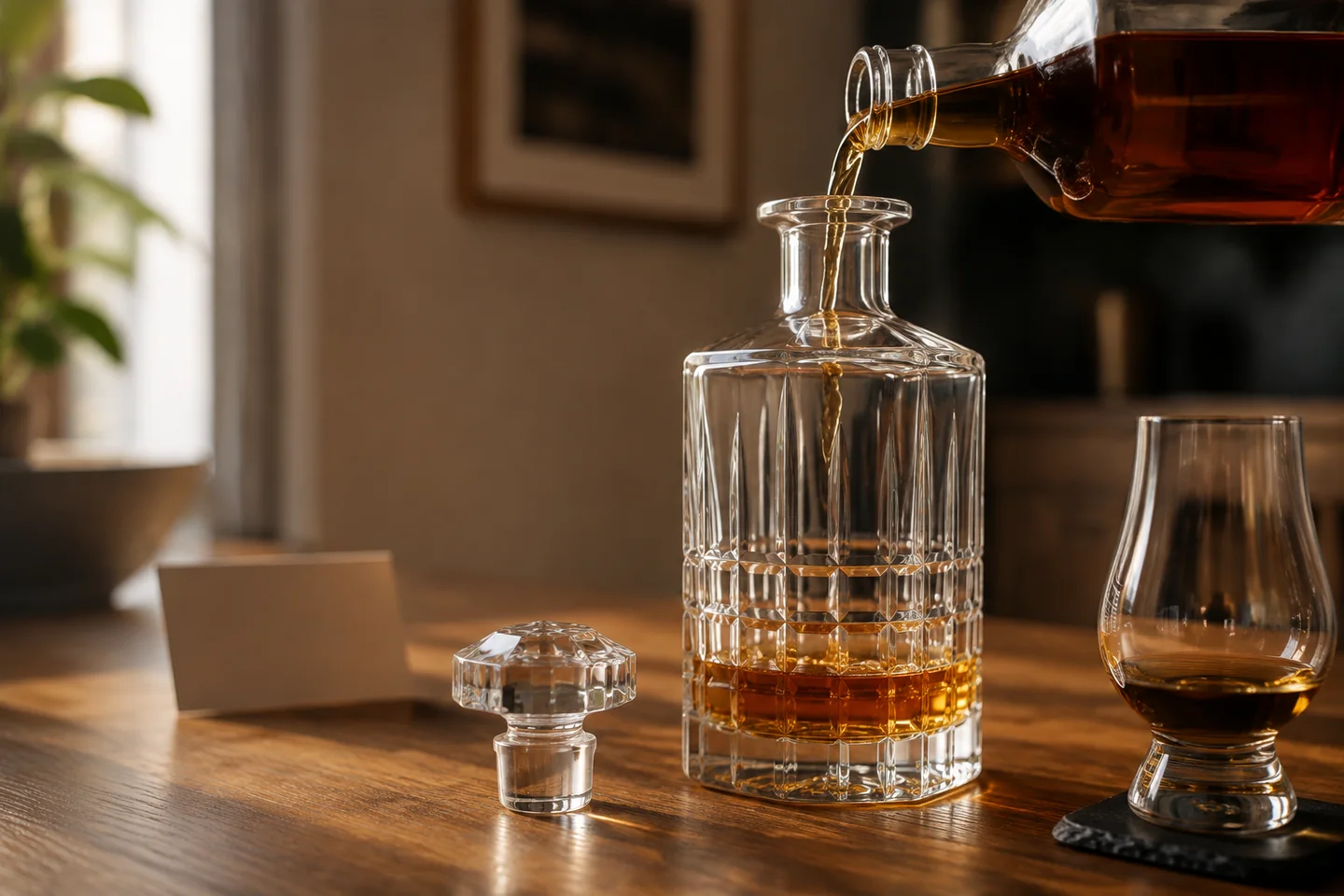 Decantador de whisky: cuándo usarlo y cuándo no
