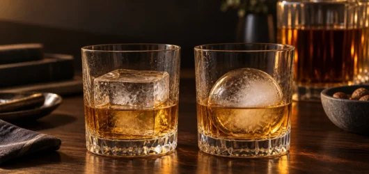 Moldes de hielo para whisky: bolas o cubos