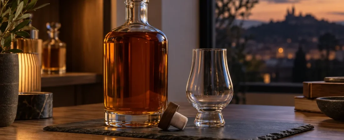 Tapón para botella de whisky: medida y ajuste seguro