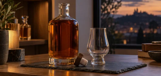 Tapón para botella de whisky: medida y ajuste seguro