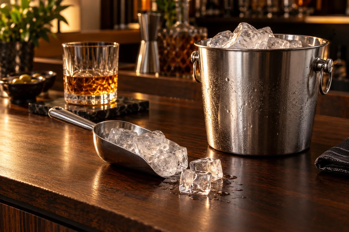 Pala de hielo de acero inoxidable: tamaño, agarre e higiene